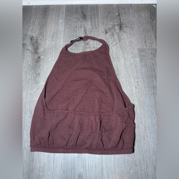 SER.O.YA YEN HALTER TOP IN COCONUT size XL - Picture 4 of 7